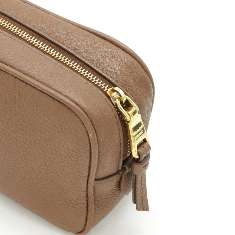 Prada Pouch Accessory Case Brown - image 4